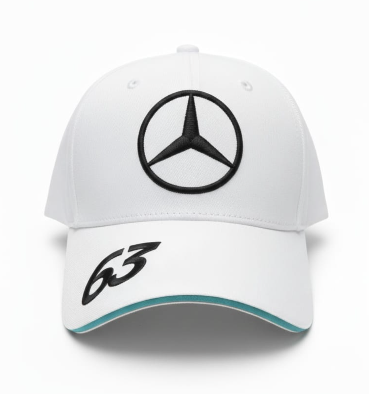 Gorra Mercedes-AMG Russell #63 Blanca
